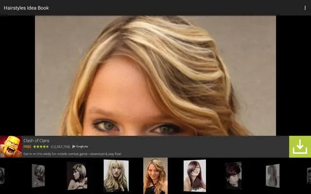 Hairstyles Idea Book android App screenshot 0