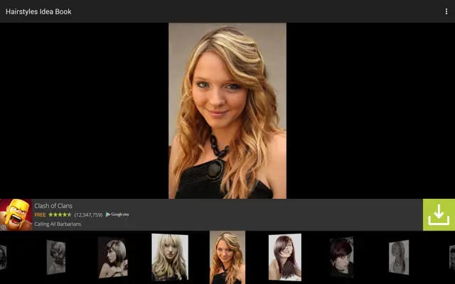 Hairstyles Idea Book android App screenshot 1